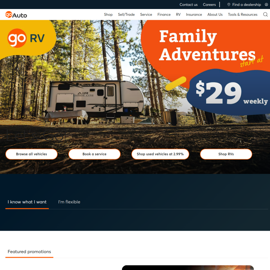 goauto.ca homepage screenshot