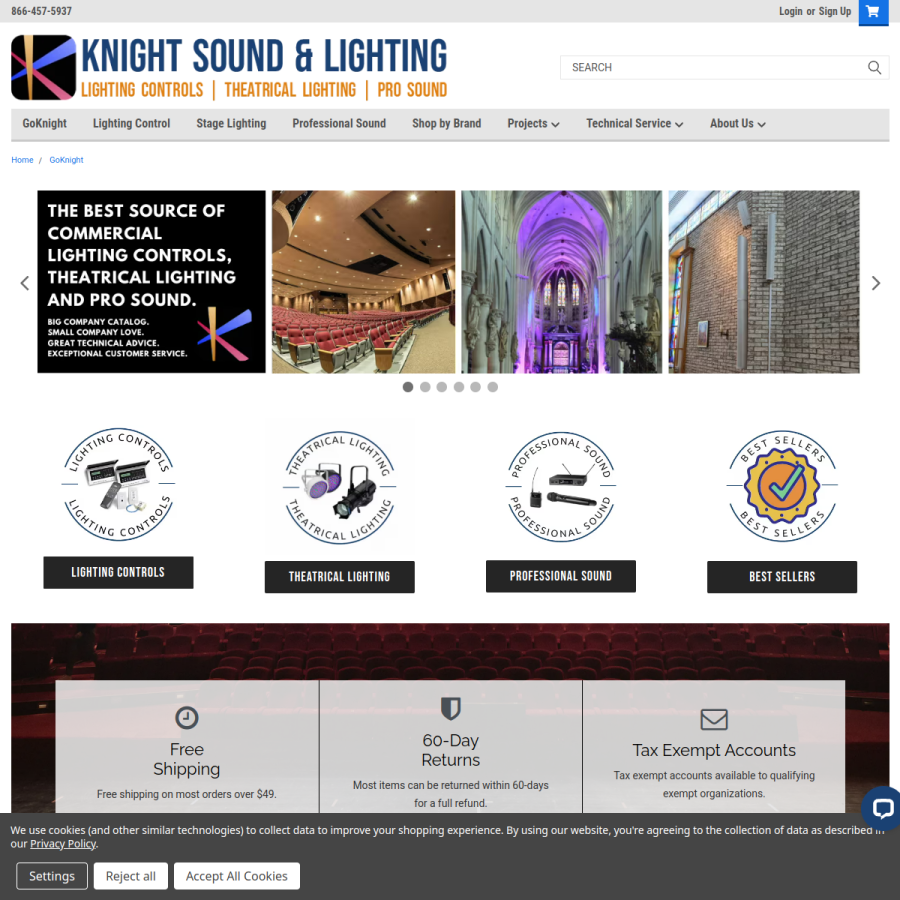 goknight.com homepage screenshot
