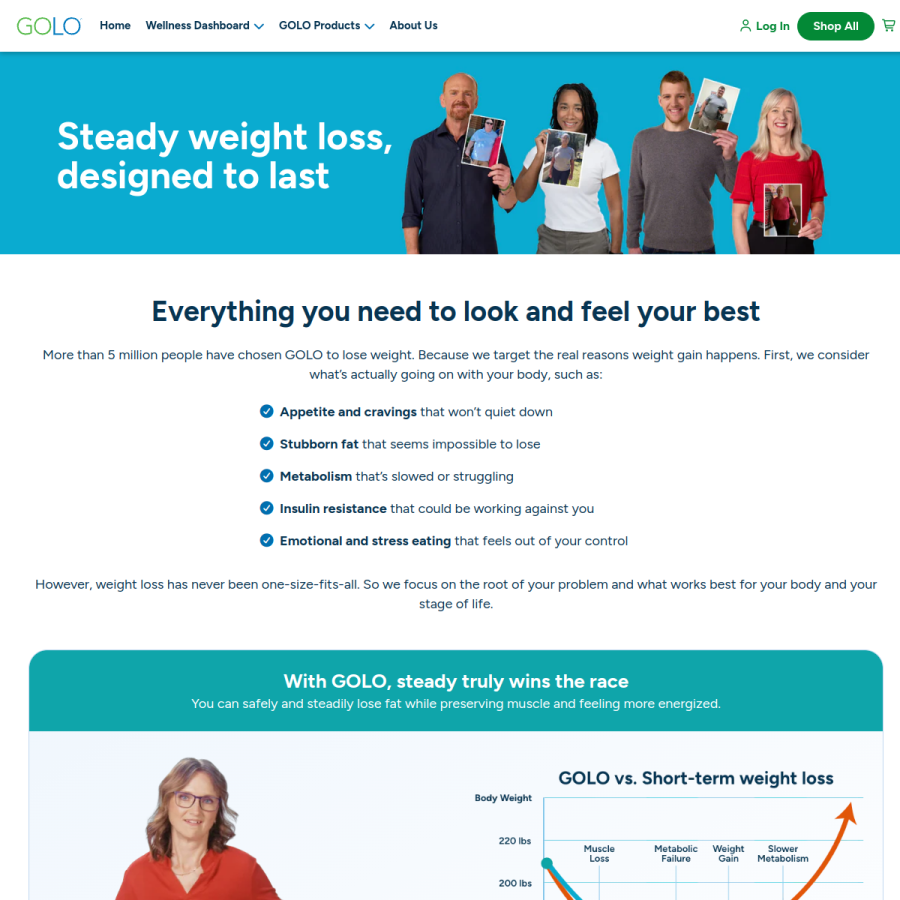 golo.com homepage screenshot