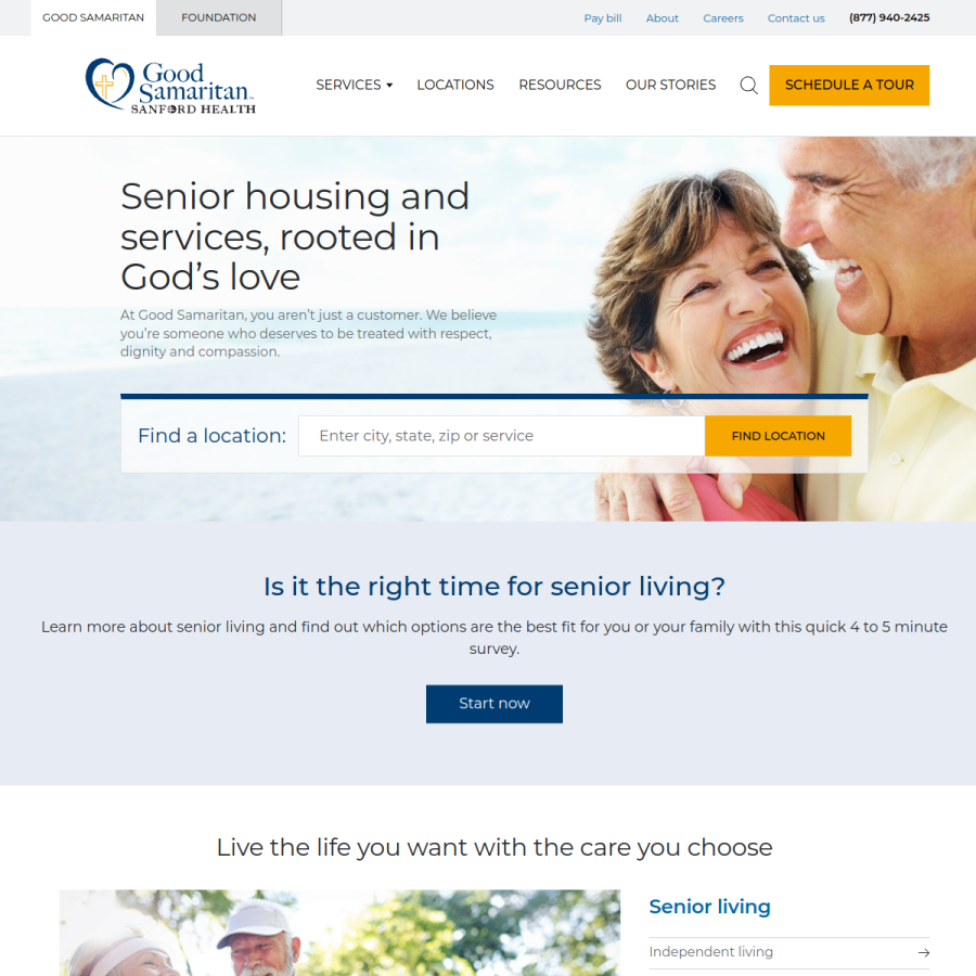 good-sam.com homepage screenshot