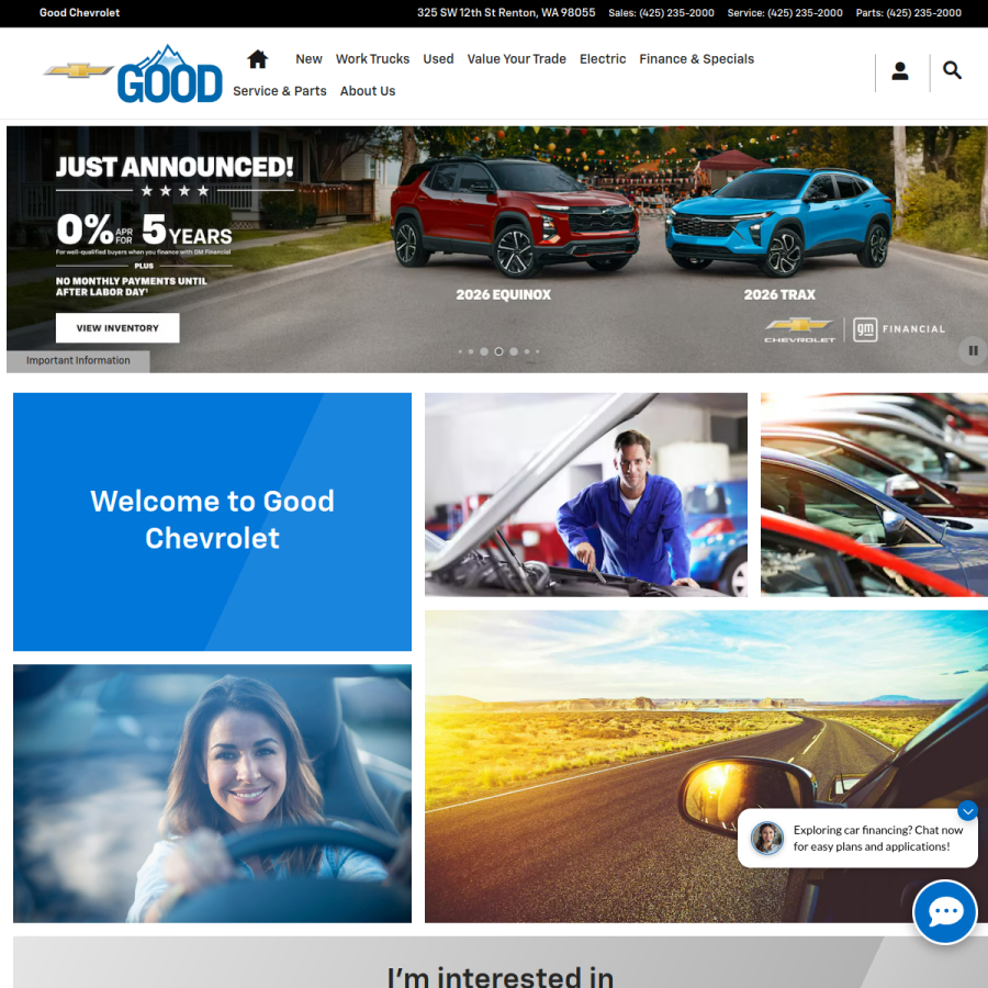 goodchev.com homepage screenshot