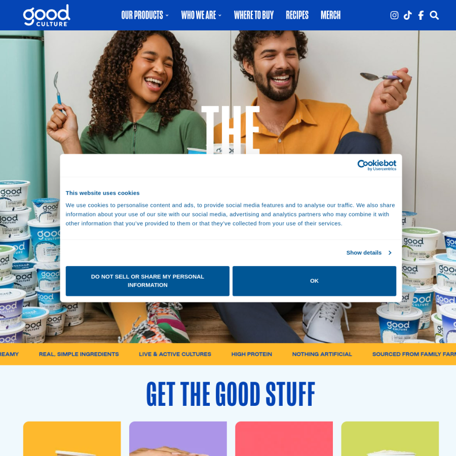 goodculture.com homepage screenshot