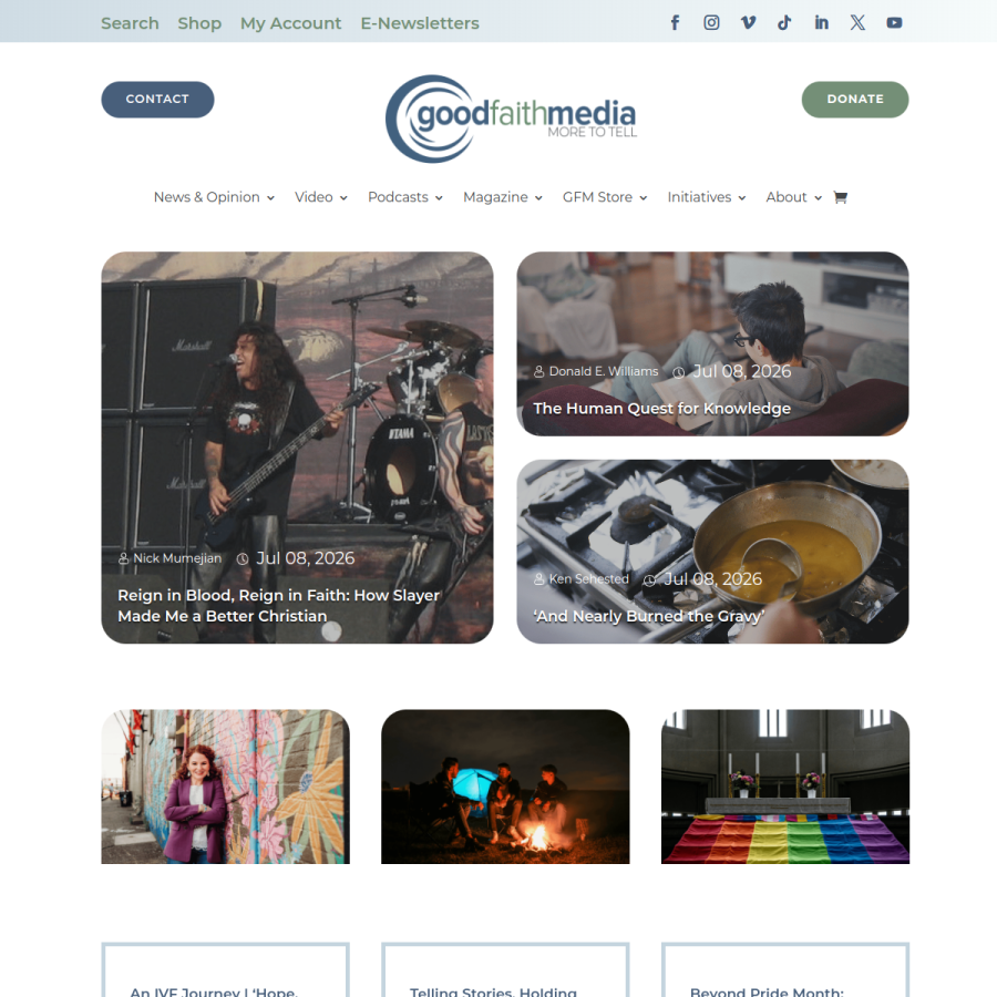goodfaithmedia.org homepage screenshot