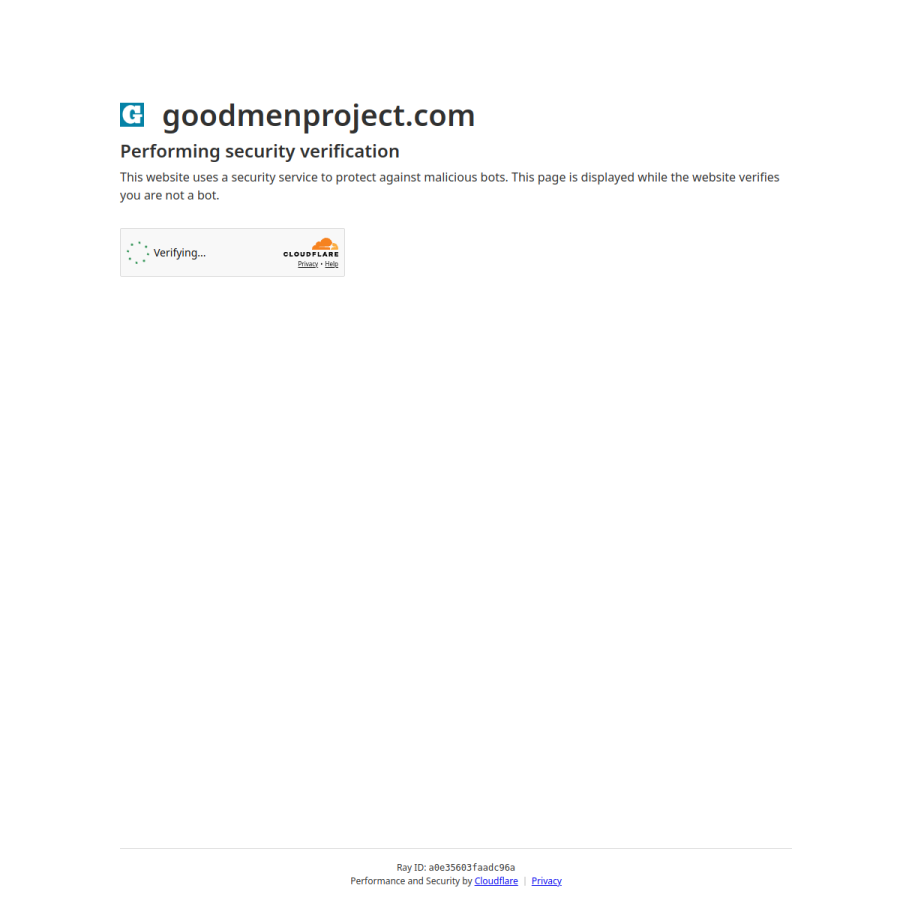goodmenproject.com homepage screenshot