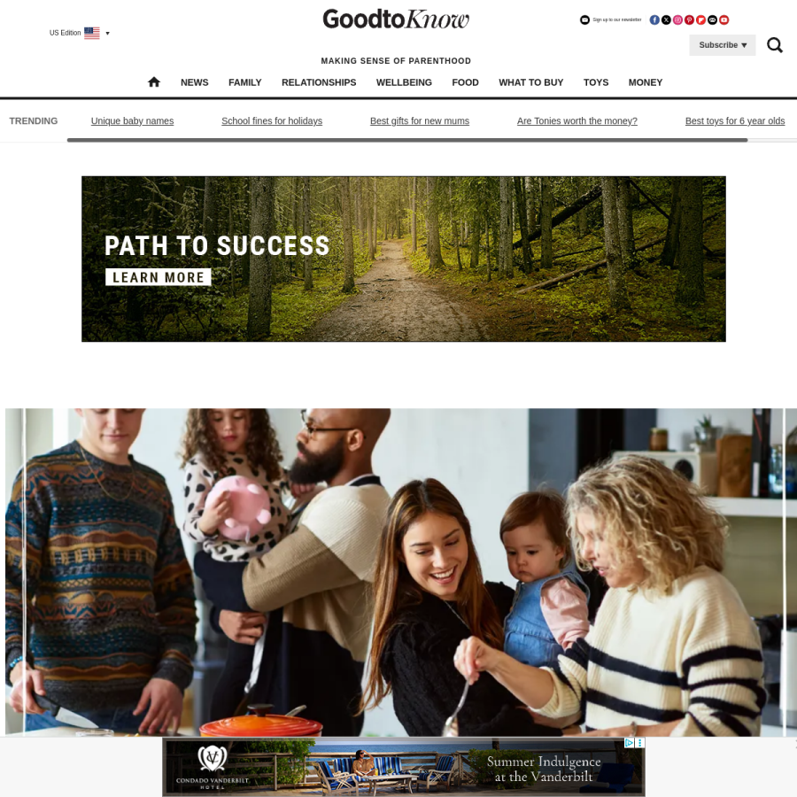 goodto.com homepage screenshot