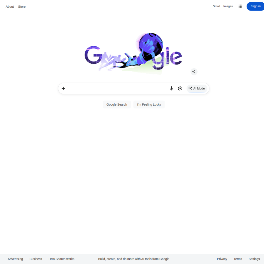 google.bg homepage screenshot