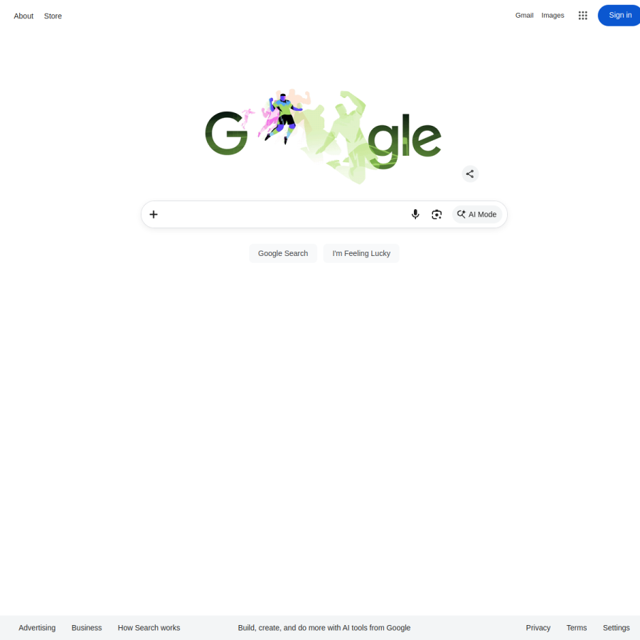 google.ca homepage screenshot