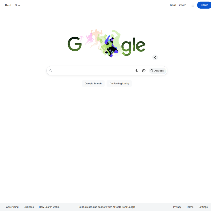google.co.th homepage screenshot