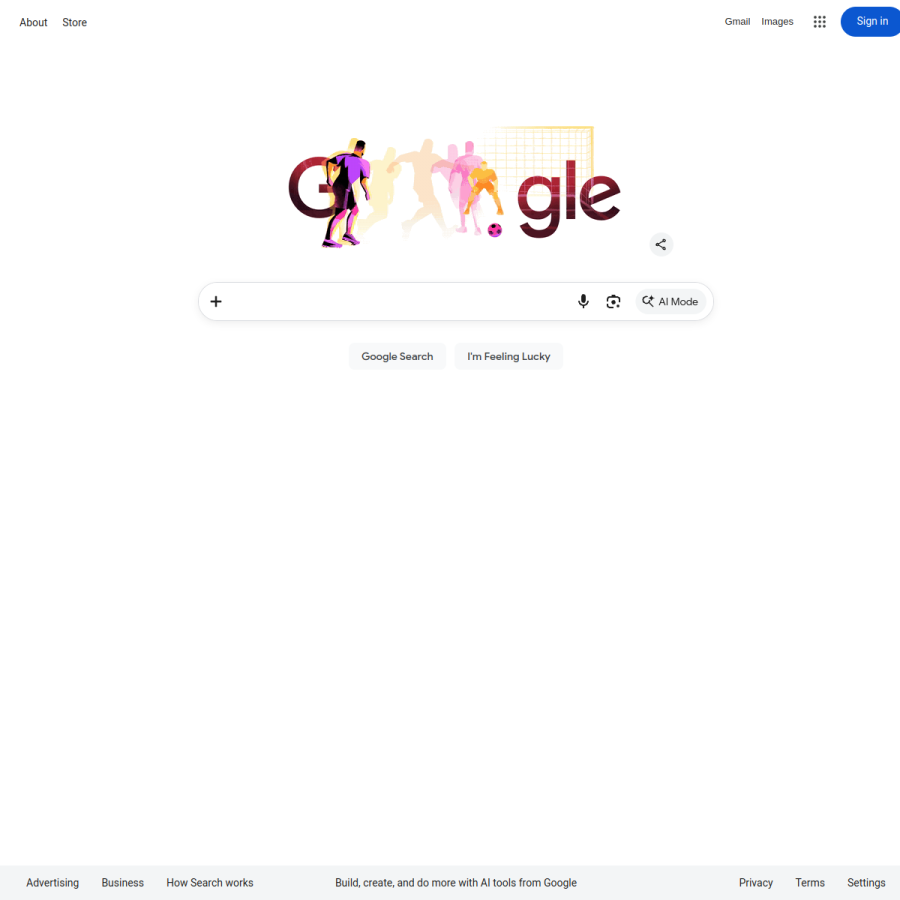 google.com.sv homepage screenshot