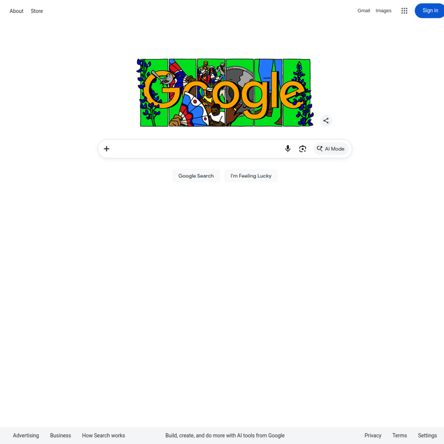 google.pl homepage screenshot
