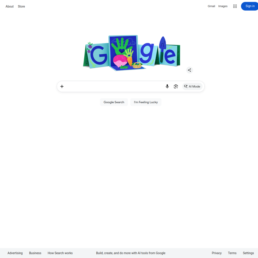 google.ro homepage screenshot