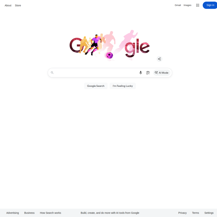 google.sn homepage screenshot