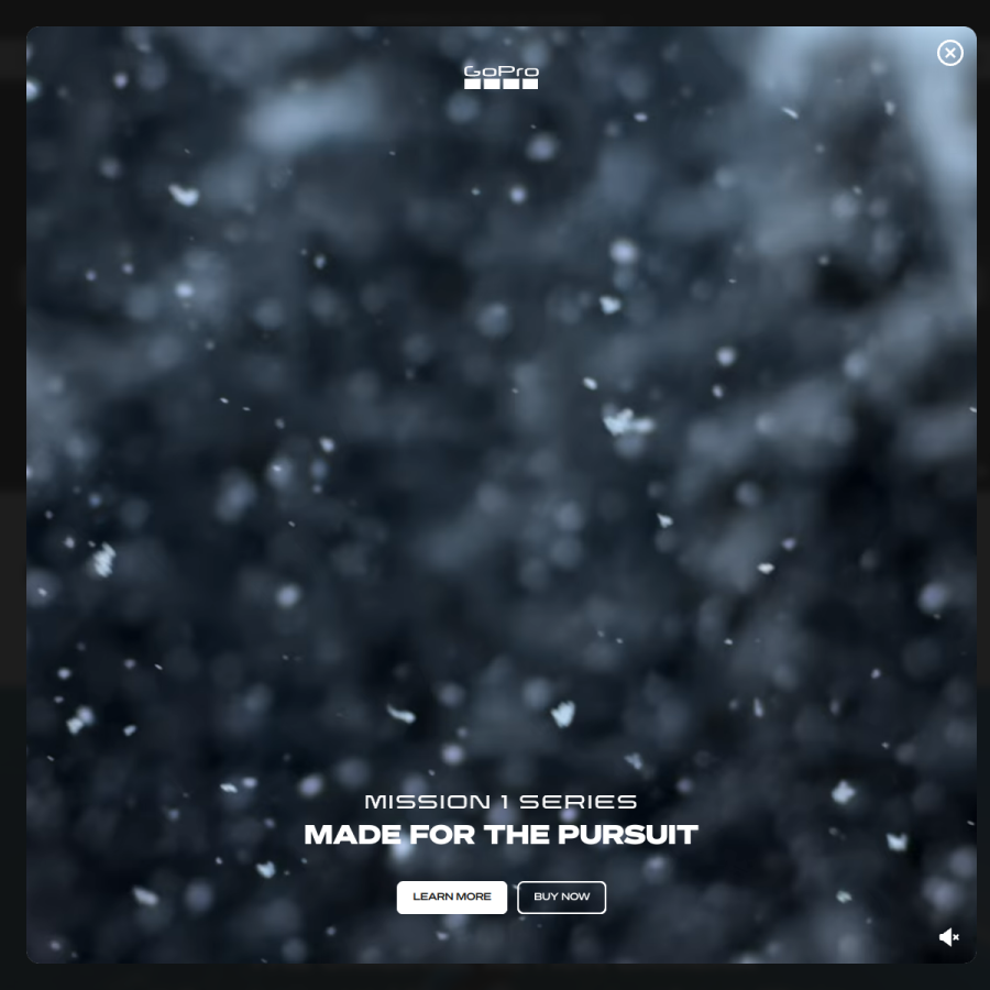 gopro.com homepage screenshot