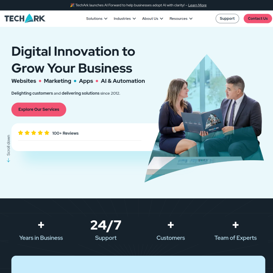 gotechark.com homepage screenshot