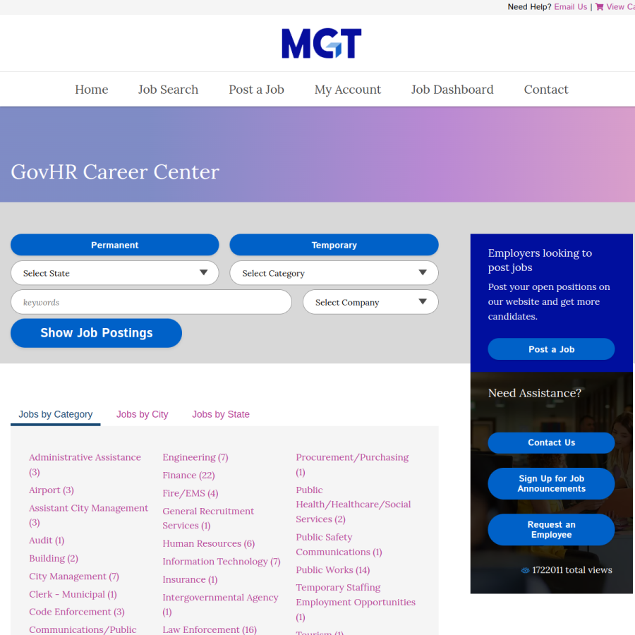 govhrusa.com homepage screenshot