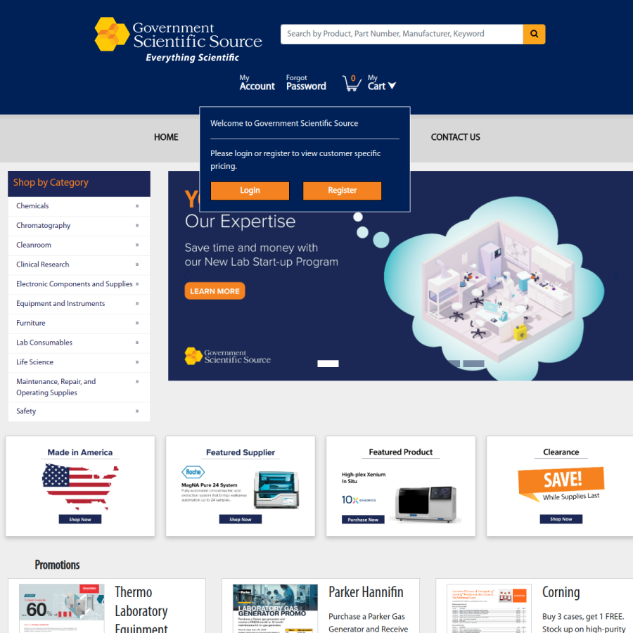 govsci.com homepage screenshot