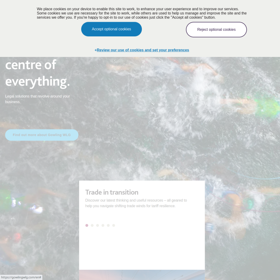 gowlingwlg.com homepage screenshot