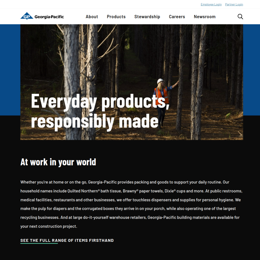 gp.com homepage screenshot