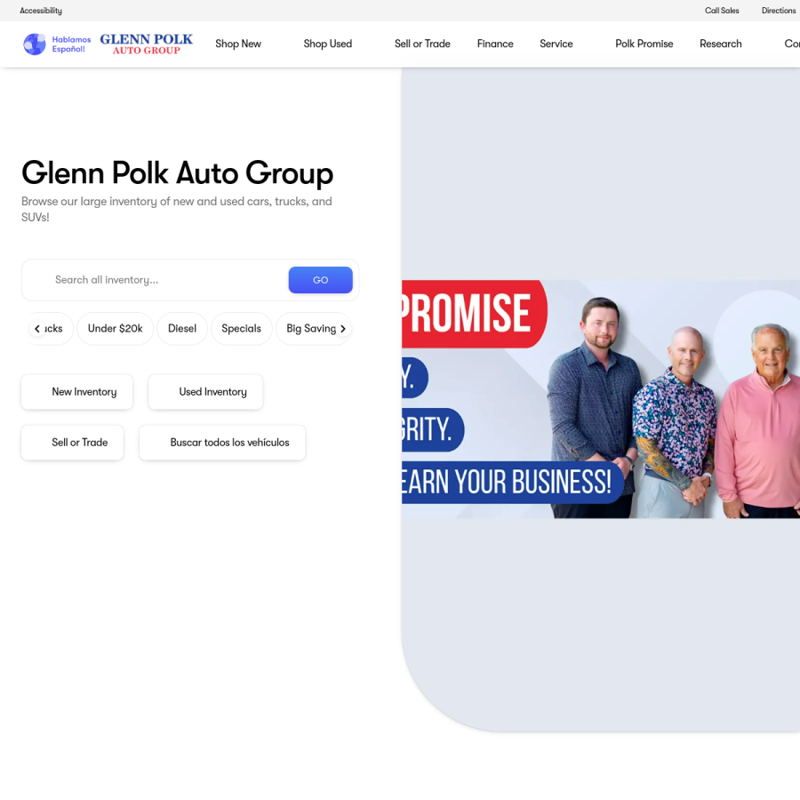 gpolk.com homepage screenshot