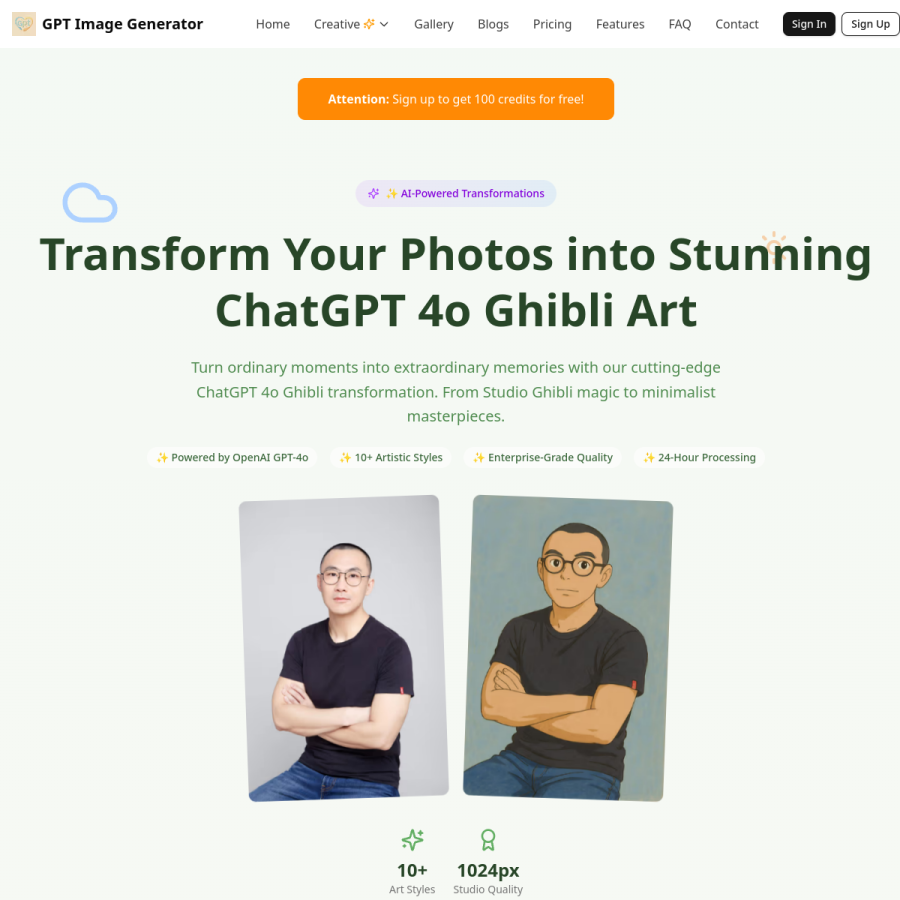 gpt-image.com homepage screenshot