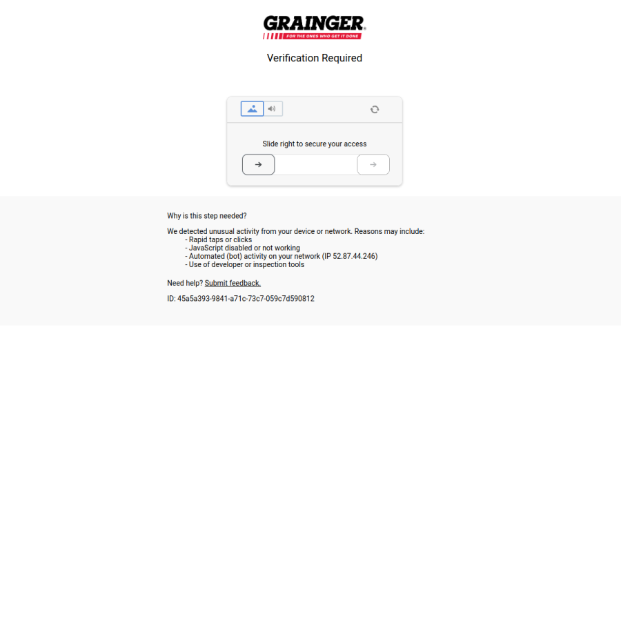 grainger.com homepage screenshot