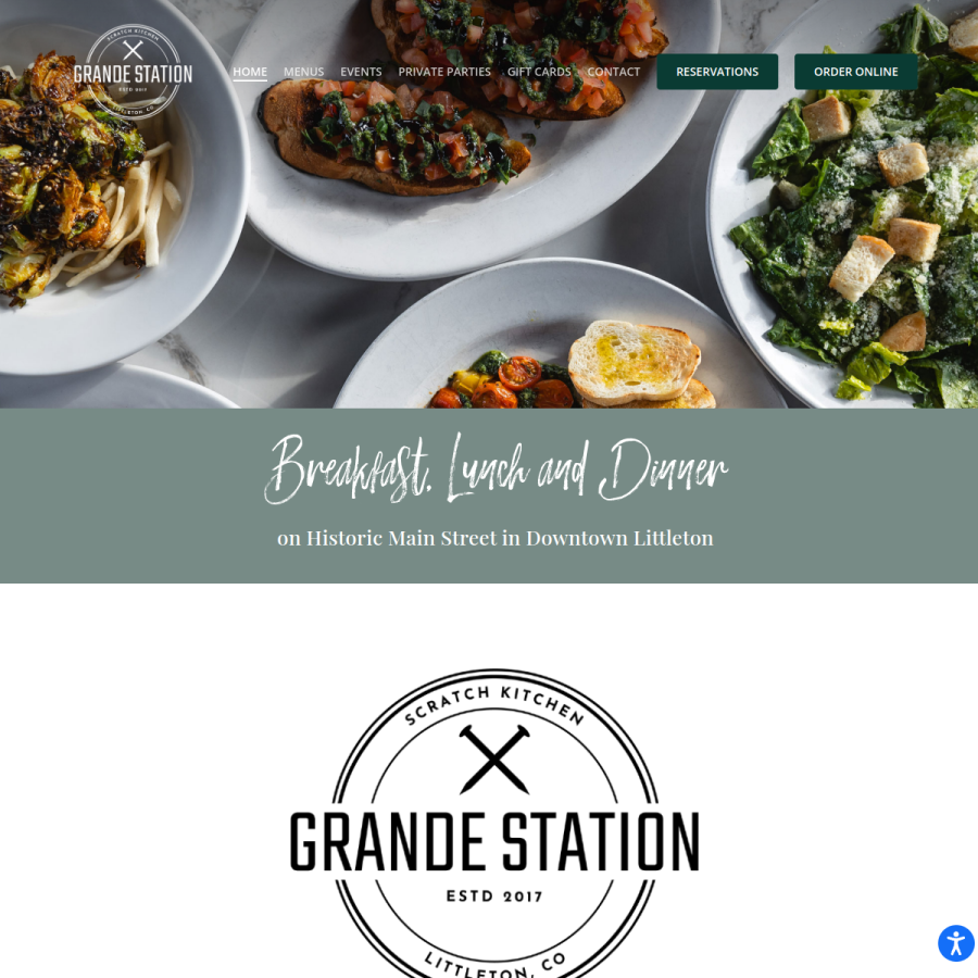 grandestation.com homepage screenshot