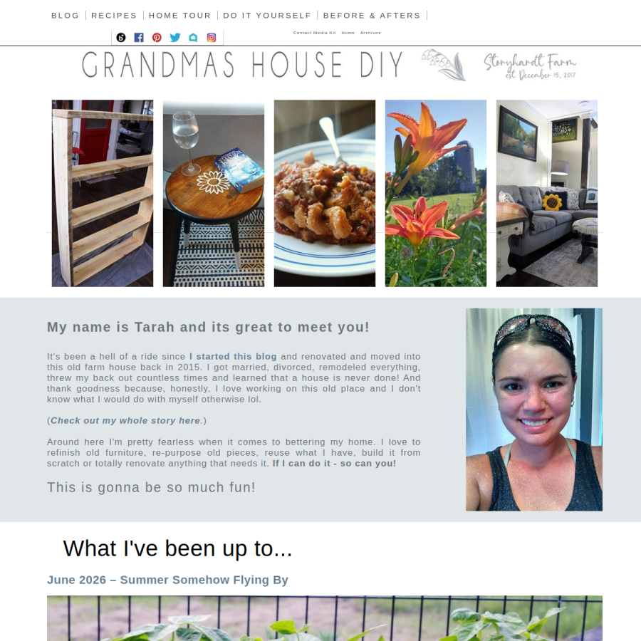 grandmashousediy.com homepage screenshot