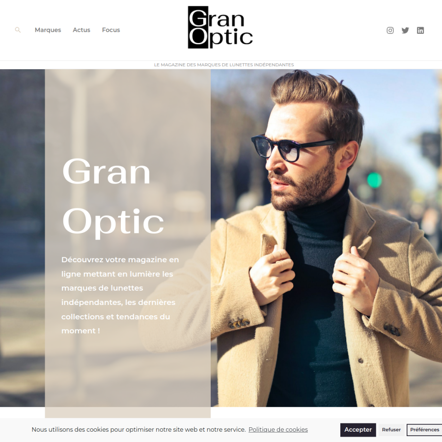 granoptic.com homepage screenshot