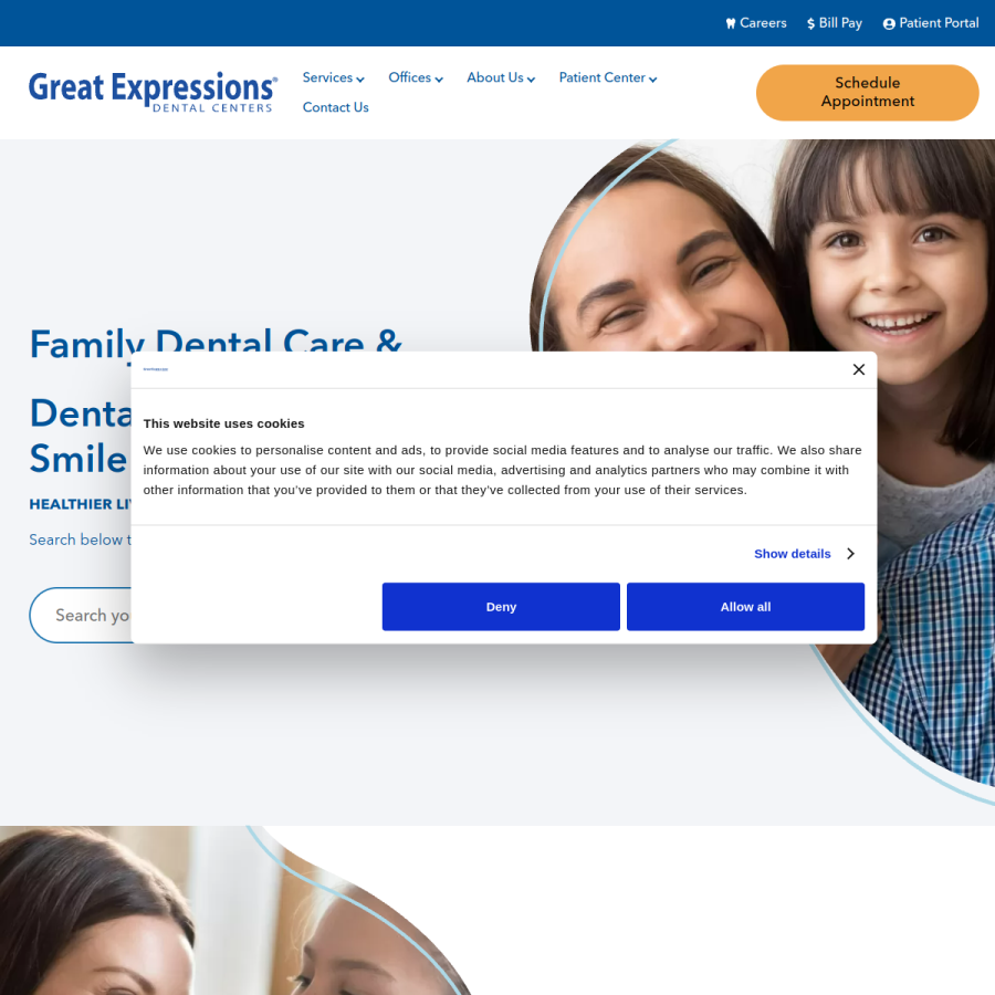 greatexpressions.com homepage screenshot
