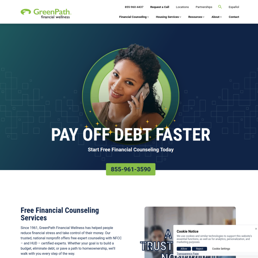 greenpath.com homepage screenshot