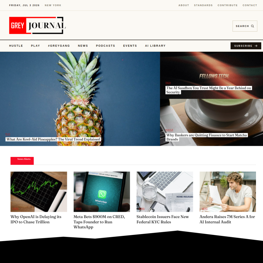 greyjournal.net homepage screenshot