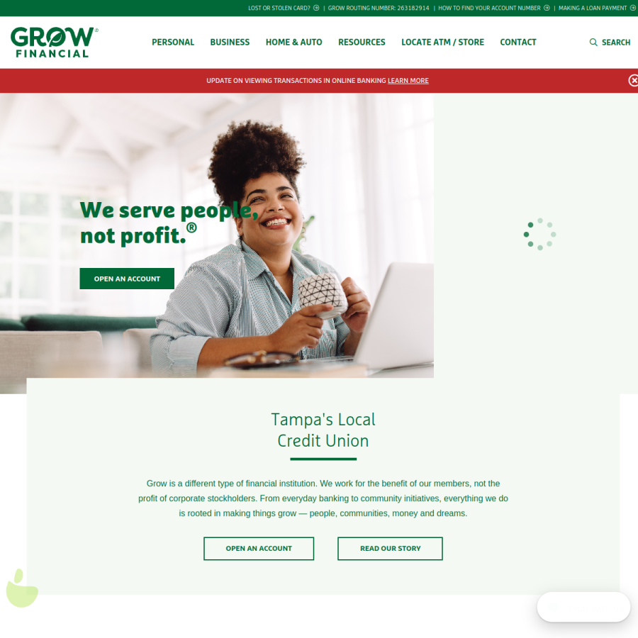 growfinancial.org homepage screenshot