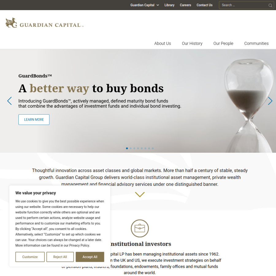 guardiancapital.com homepage screenshot
