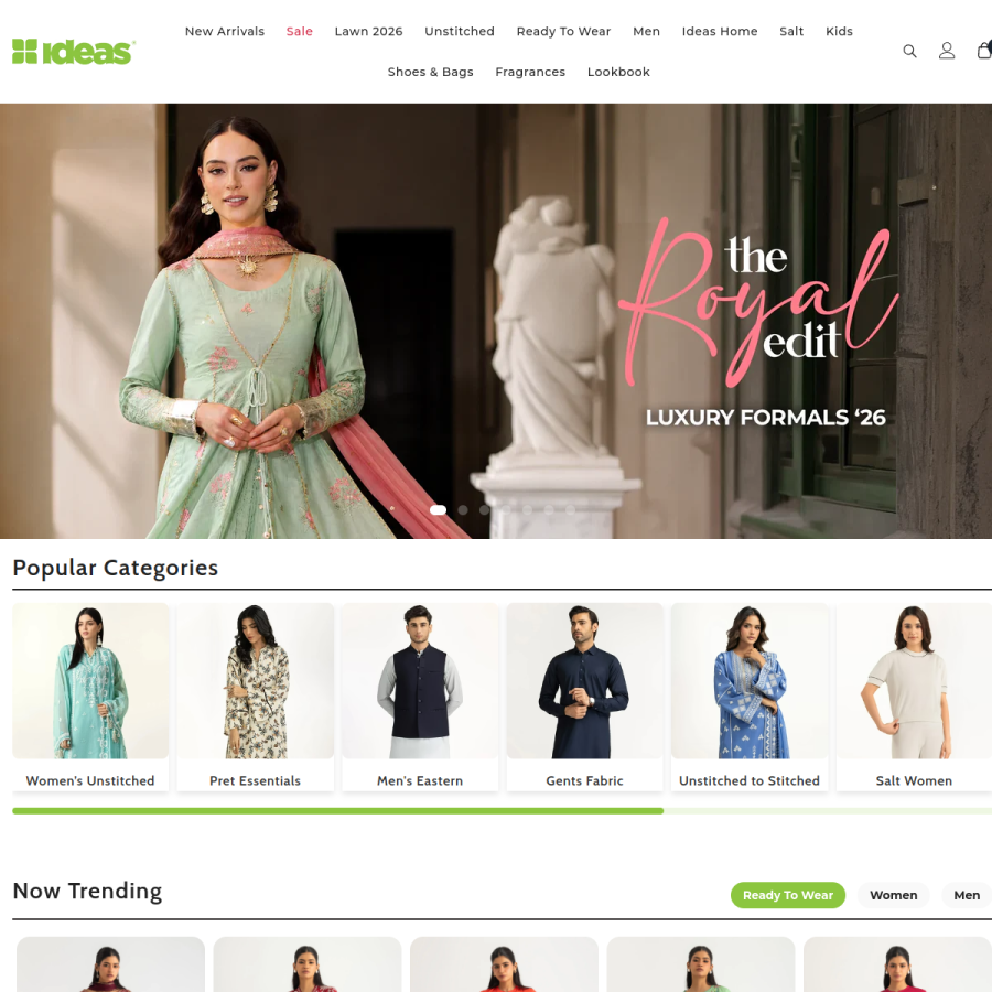 gulahmedshop.com homepage screenshot