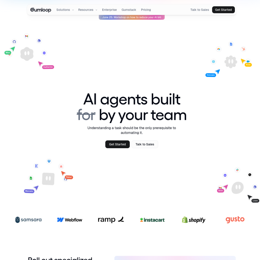 gumloop.com homepage screenshot