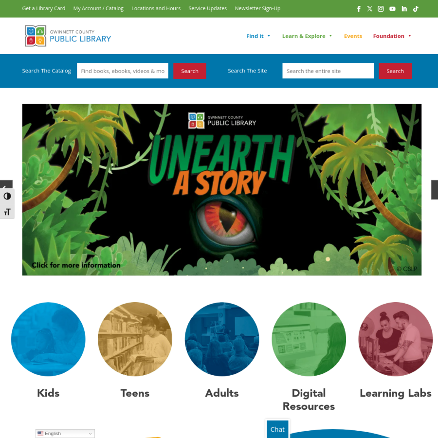 gwinnettpl.org homepage screenshot