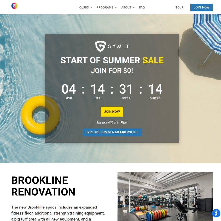 gymit.com homepage screenshot