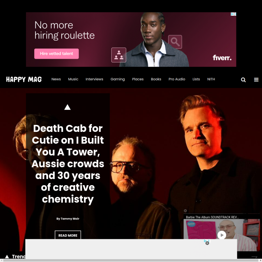 happymag.tv homepage screenshot