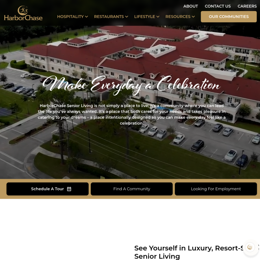 harborchase.com homepage screenshot