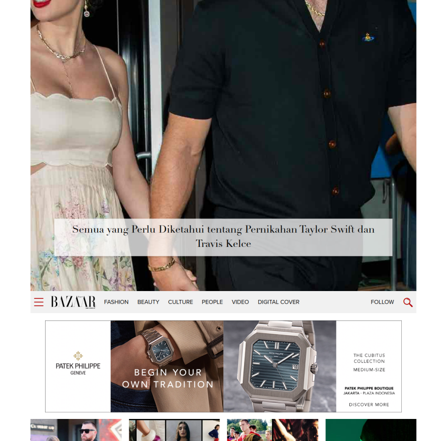 harpersbazaar.co.id homepage screenshot