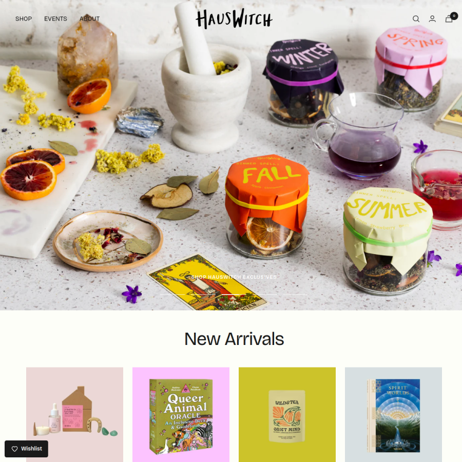 hauswitchstore.com homepage screenshot