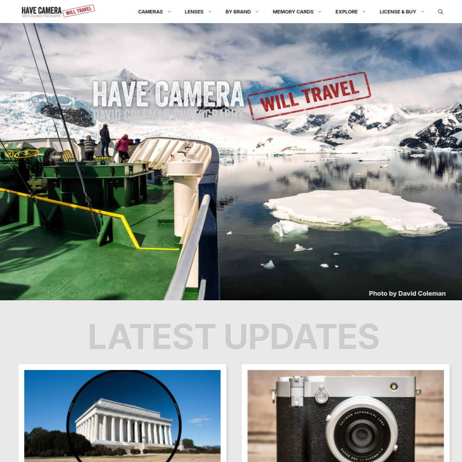 havecamerawilltravel.com homepage screenshot