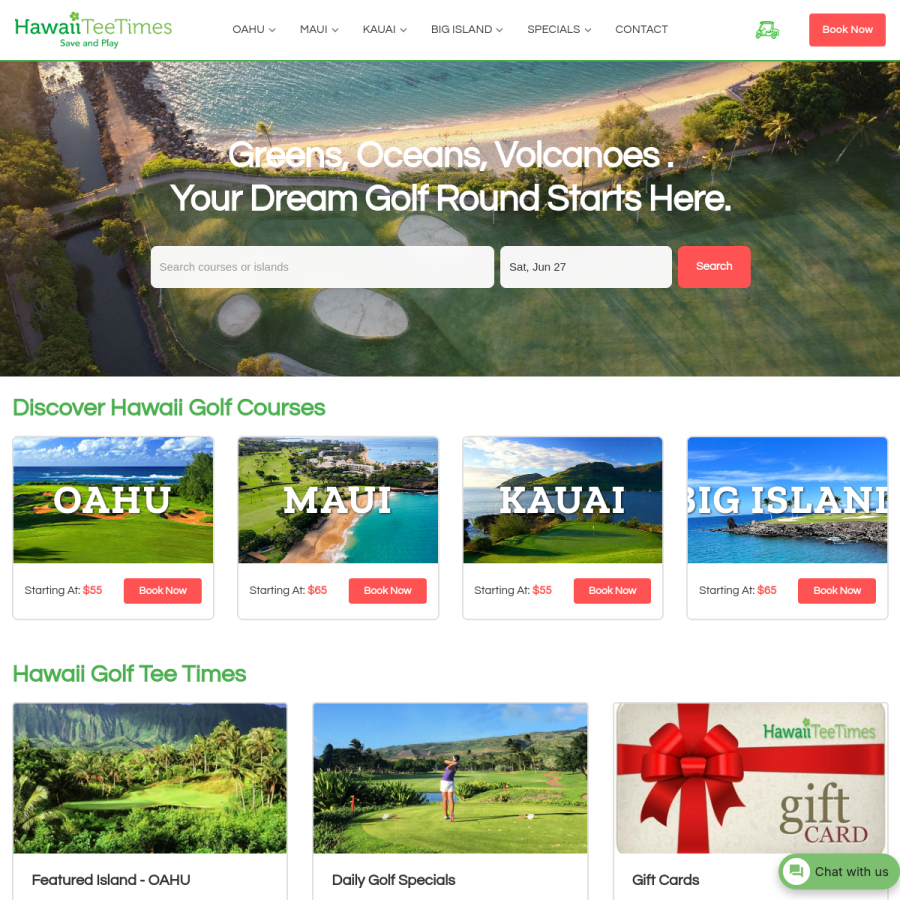 hawaiiteetimes.com homepage screenshot