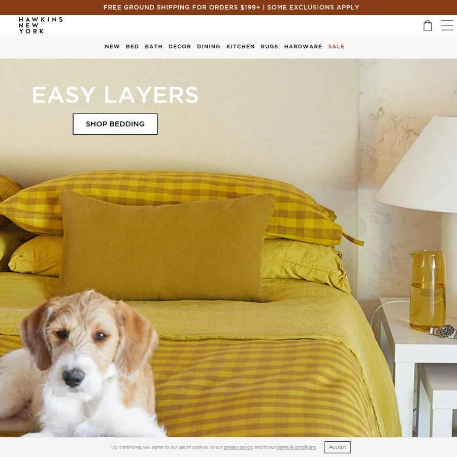 hawkinsnewyork.com homepage screenshot