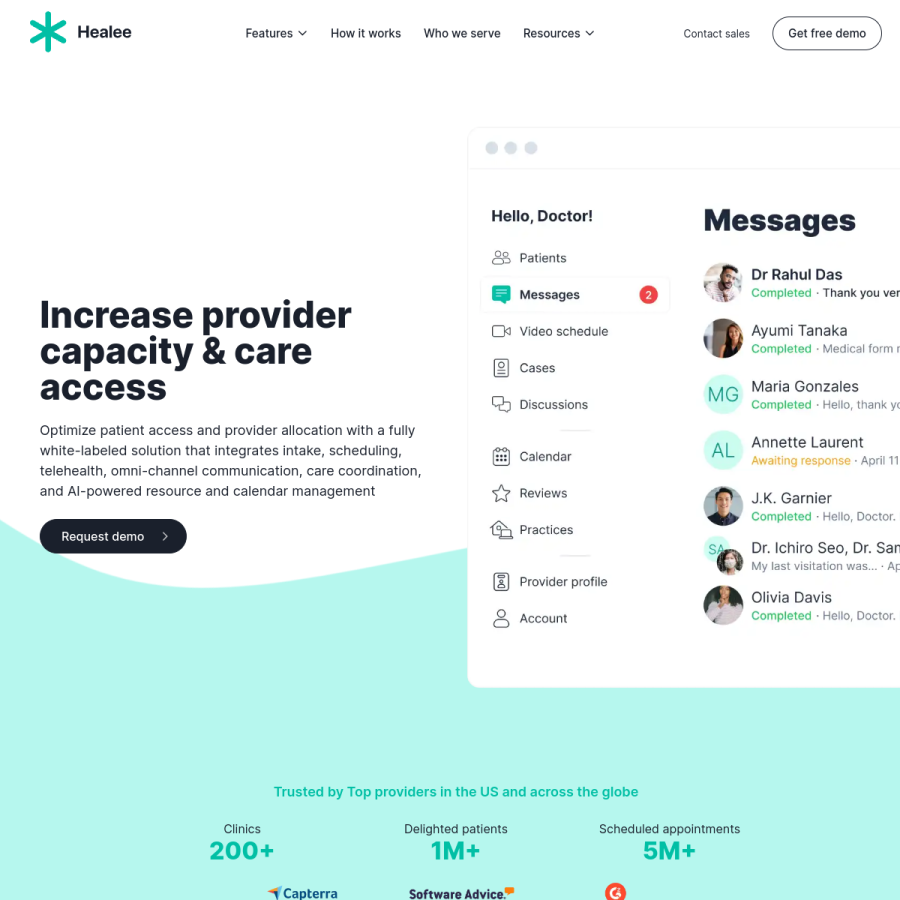 healee.com homepage screenshot