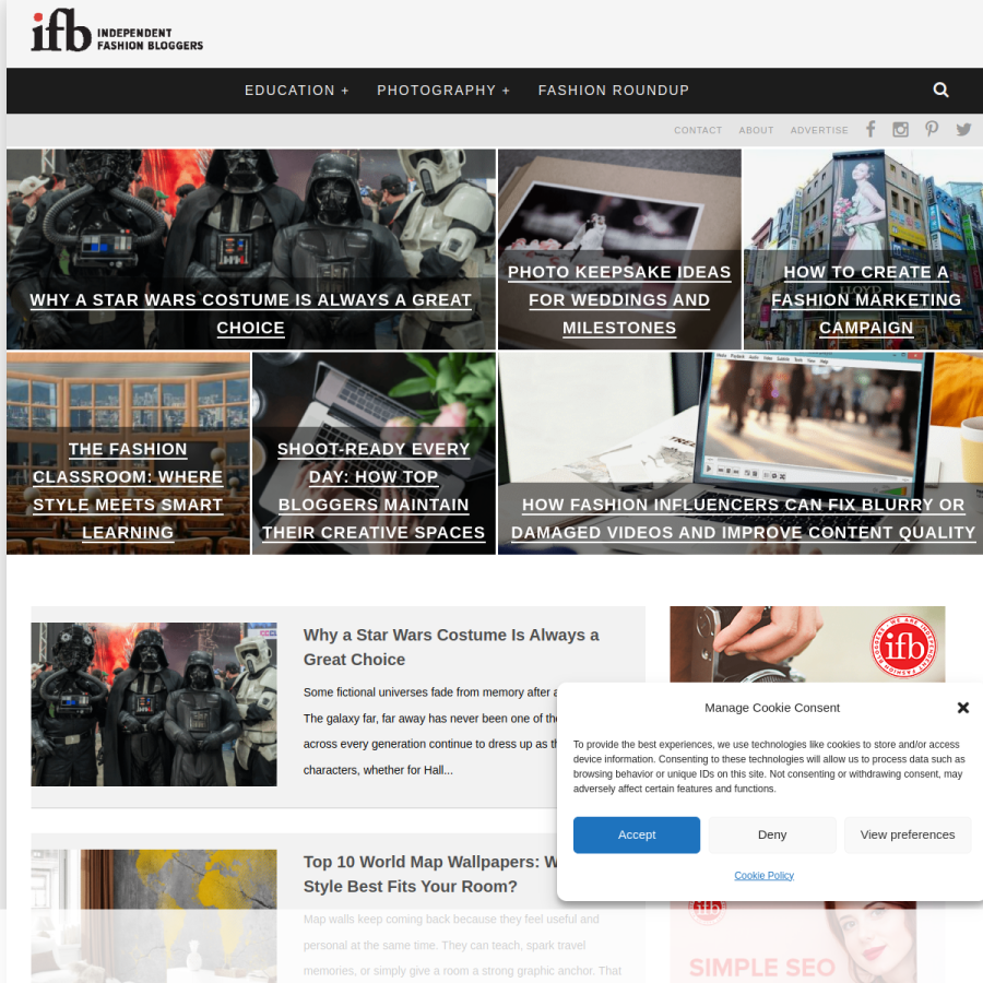 heartifb.com homepage screenshot