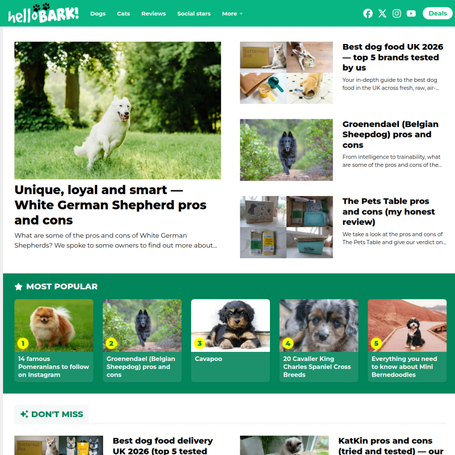 hellobark.com homepage screenshot