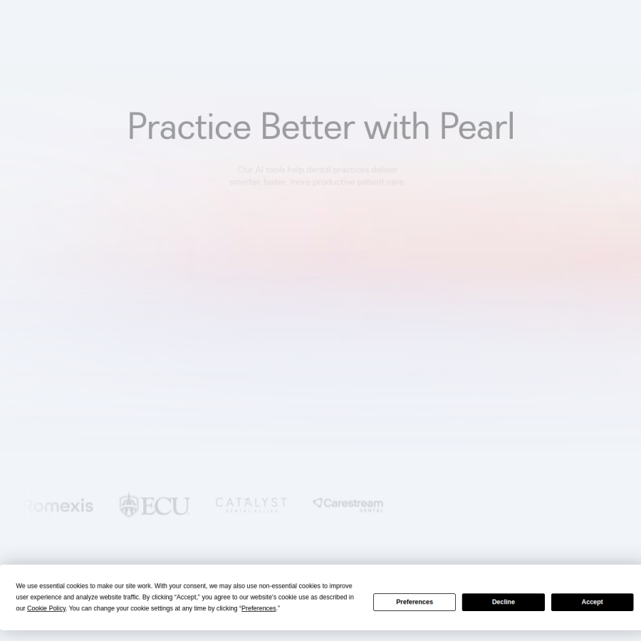 hellopearl.com homepage screenshot