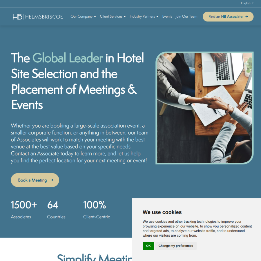 helmsbriscoe.com homepage screenshot