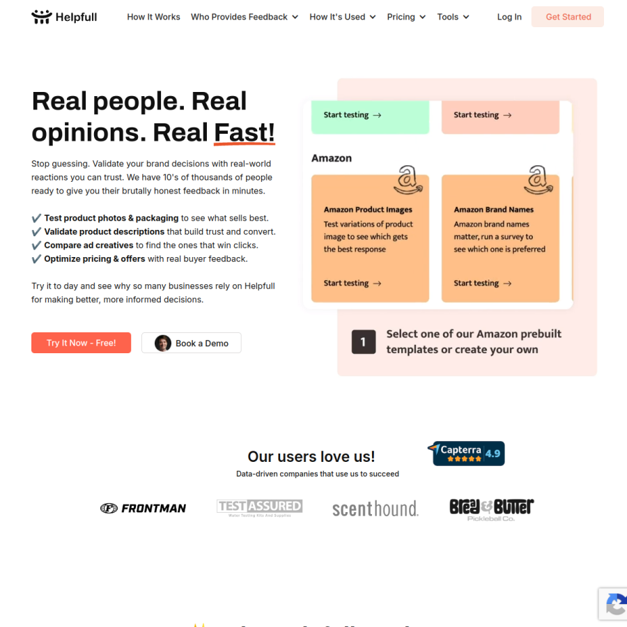 helpfull.com homepage screenshot